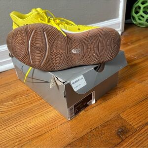 Nike Kids Yellow Sneakers with Brown Sole